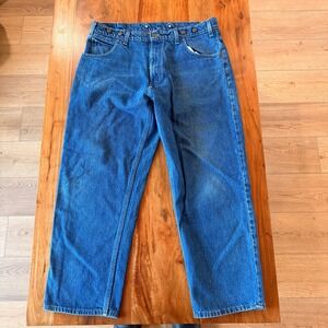 PRSN BLU Men's Carpenter Style Blue Jeans Size 40x28